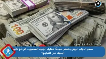 سعر الدولار اليوم ينخفض مجددًا مقابل الجنيه المصري.. كم بلغ تأثير البنوك على التراجع؟